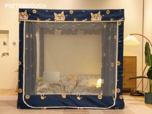 Mosquito net tent family size kulambo three Doors Mosquito Net With 2 Curtains Breathable Used As Bedrooms Prevention Protecting Privacy With Bed Curtains