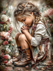 KAYOU | Acrylic Paint By Numbers  Girl and Cat Oil Painting Package Art Picture For Bedroom Wall Adults Hand Painted Unique Gift