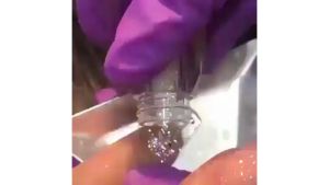 Đá rắc 7 màu trắng - đá rắc loại siêu sáng - phụ kiện trang trí móng tay