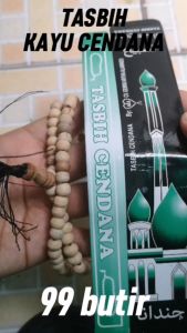 Tasbih Kayu Cendana 99 Butir Asli Wangi