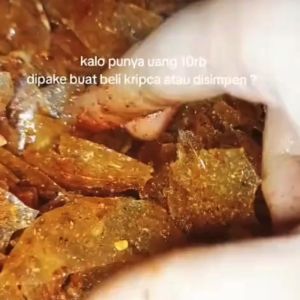250gr Kripca Keripik Kaca Pedas Asin Gurih Renyah Laksana Snack