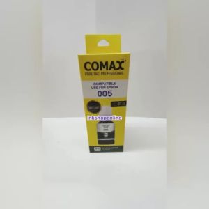 COMAX หมึก Epson BK 005 (Pigment) 127ml.ยี่ห้อ Comax แบบกันน้ำ สำหรับเติมM1100 M1120M2140 ไม่มีกล่อง
