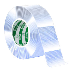 Nano Double-Sided Adhesive High Viscosity Strong Mesh Double-Side Paste Fixed Wall Super Strong Waterproof Car Adhesive Patch Traceless Sheer Adhesive Tape Magic Stickers Strong Sticky Double-Sided Traceless Adhesive Tile