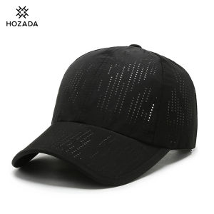 HOZADA หมวกเบสบอลหมวกป้องกันแสงแดดตาข่ายบางเฉียบดีไซน์แฟชั่นหมวกบังแดดร่มระบายอากาศลำลองหมวกเบสบอลหมวกป้องกันแสงแดดกีฬาปีนเขา