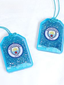 Manchester City Club Acrylic Sandflow Amulet Fan Accessories Hanging Ornament Football Fans Supplies Yoga Fitness Sports