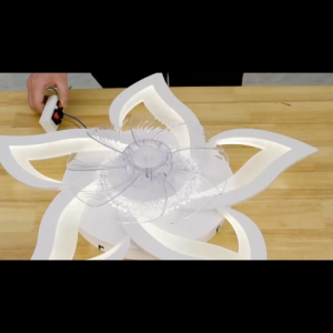 Modern ceiling light with fan bedroom dining room living room light fan ceiling