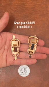Chân Quai Túi D Đôi – Cụm D Kép | Phụ Liệu Làm Đồ Da Túi Xách Bóp Ví Handmade