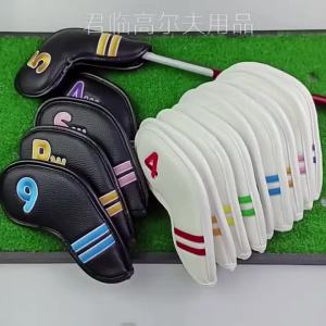 PGM | Golf Club Covers Set Neoprene Protector for Irons Value 9Pack Headcover Number Universal Head Cover Fit Main Irons Clubs