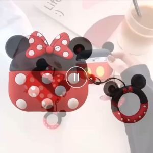 Case Mickey Minnie mouse Cover Air Pods Gen 1/2/3/4 Airpods PRO Sarung pelindung free gantungan