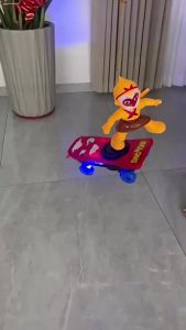 Penghantaran dari China [2025] TikTok a Sama Sun Wukong Bunyi dan Skuter Aksi Ringan Elektrik Bergolek Gerai Jalan Mainan Kanak-kanak Lelaki Berr Universal 3.8