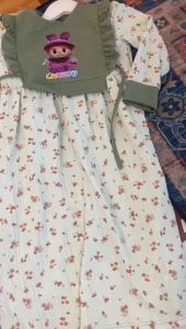 Gamis Anak Perempuan Umur 2- 9 Tahun motif Labubu
