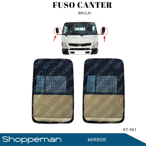 FUSO CANTER SIDE MIRROR AUTO MIRROR 11"x7" 28cmx18cm KT-361 (2PCS/SET)