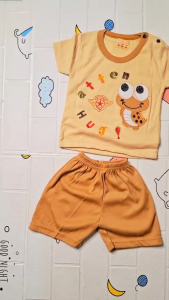 3 Pcs Setelan Baju bayi anak laki laki motif karakter usia baby 3 sampai 12 bulan Max BB 10 kg / yasmine store
