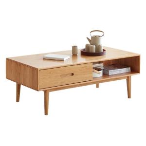 Nordic Style Solid Wood Tea Table Small Living Room Japanese Original Wood Storage Tea Desk Modern Simple Home Use Oak Tea Table