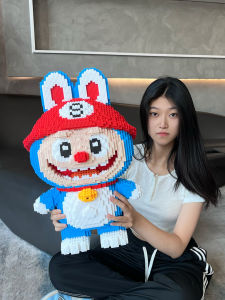 HaiCaiPin Cartoon Monster Dora Pullip Building Blocks Childrens Birthday Toy Gift Plastic Model Kit Educational Toy for Kids