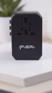 Fieri World Universal Travel Adaptor Charger 45W XI2 Type C & 3 USB A