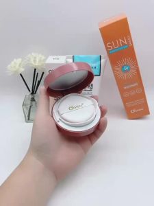 OCHEAL Makeup Set BB Cream Air Cushion Foundation Cream Loose Powder Moisturizing Concealer Foundation Face Makeup Concelear