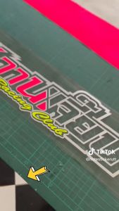 หวานเจี๊ยบ 3M สติ๊กเกอร์สะท้อนแสง รถซิ่ง ติดรถเท่ๆ ขนา 40x10.5 cm