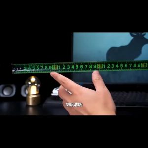 Steel Measuring Tape Fluorescerous scale Industrial Auto Lock Steel Tape High -precision Laser Jet Black Gold Box Ruler