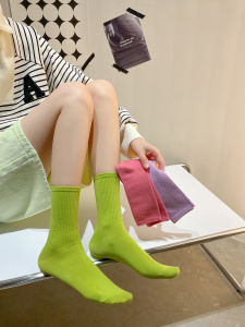 Kids Color Socks Candy Color Socks Dance Pantyhose Modern Dance Room Socks Pure Color Bunching Socks Socks High Elasticity