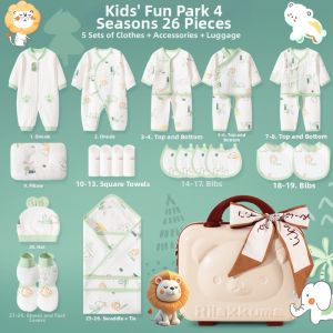 YASHANG | Newborn Spring-Summer Cotton Clothing Set