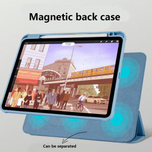 Ipad Air 5กรณีที่ถอดออกได้แม่เหล็กสองด้านคลิปปกชุด360 หมุนยืน Ipad Mini6แขนป้องกันล้างเปลือกแข็งกับผู้ถือดินสอ11นิ้ว Pro 2021 10.2 Air4 12.9 Pro4 5 2020