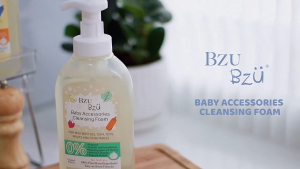 ZÉRA Mom – Bzu Bzu Baby Accessories Cleansing Foam Original 500ml | Wash for Bottle Teat & Toys | Pencuci Aksesori Bayi