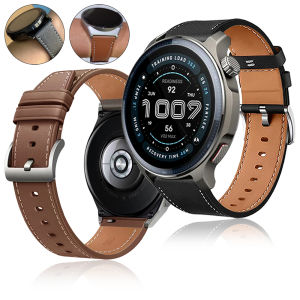 20mm 22mm Leather Strap For Huami AMAZFIT BALANCE 2 BIP 6 5 Active 2/GTS/GTR 4 3 2e Women Band For Garmin Watch Replace Bracelet