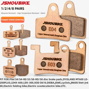 1/2/4/8 pairs Sintered Metal hydraulic brake pad for FilelDYISLAND JSWEcyclistsJN600/ktet-jn600ChauffeurElectric bike