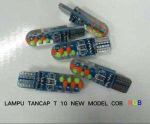 Lampu sein senja T10 RGB lampu kota T10 warna warni RGB 12 volt