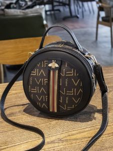 Túi Xách Da Mềm Thời Trang Mini Cho Nữ Túi Xách Đeo Chéo Vai Đơn Túi Tròn Nhỏ Túi Xách Thường Ngày Cho Thanh Thiếu Niên Túi Xách Mềm