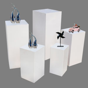 New Arrival Wedding Props Wrought Iron Square Column Road Lead Dessert Table Cylinder Wedding Stage Decoration Showcase Layout