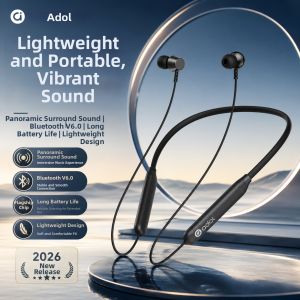 adol | Neckband Wireless Noise-Cancelling Sports Bluetooth Headphones
