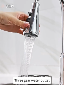 [48-hour delivery]360° Rotation Kitchen Gadget: 3-Speed Adjustment Universal Faucet Extension Tube with Filter & Water Saving
