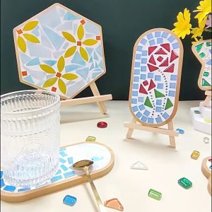 DIY Handmade Coasters Mosaic coaster Pot mat DIY creative coaster handmade coaster