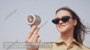 Mini Fan Rechargeable Turbo Jet Fan High Speed Fan Brushless motor 0-199 Gear Wind Speed Air Cooler Handheld Electric Fan Strong Wind 9m/s Digital Display