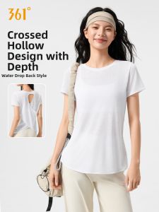 361° | Lace Hollow Breathable Plus Size Cross Back Sport Top
