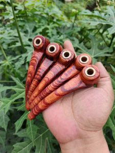 pipa pirok kayu bertua red zebra motib popay