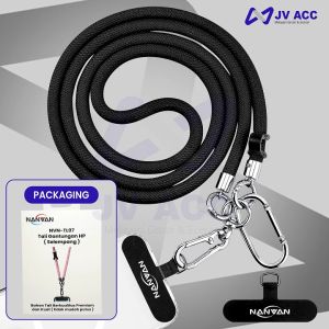 NVN-TL07 TALI GANTUNGAN LANYARD HP / ID CARD MODEL SELEMPANG BAHAN KUAT DAN BERKUALITAS
