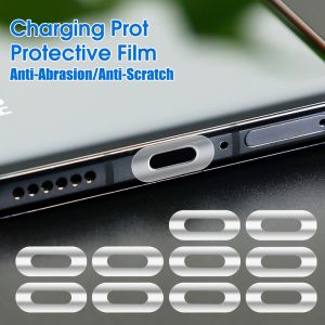 10/20PCS Universal Charging Port Protective Stickers Scratch Resistant Film For Android IOS Type-C Interface Phone Charge Port Protector Film