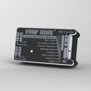 Hệ Thống Mô Phỏng Âm Thanh Và Ánh Sáng Fury Bear Tỷ Lệ 1/14 Dành Cho Xe Mô Hình Tamiya Lesu Tương Thích Với Xe Tải RC Scania Man Actros Volvo Xe Đầu Kéo Xe Ben