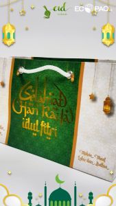 (1set) Kotak Kue Kering - Dus Kue Kering - Box Lebaran - 10 pcs + Paper Bag Idul Fitri - 5pcs - PBK1