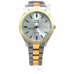 Q&Q Superior Two-Tone Stainless Steel Watch (S294J401Y)