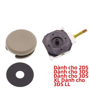 Bộ Cần Điều Khiển Nhựa Cứng Kèm Nắp Bảo Vệ Cho Nintendo 3DS 3DS XL New 2DS XL LL - Phụ Kiện Thay Thế Cần Điều Khiển Chơi Game