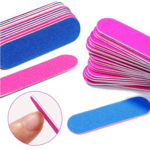 Dùng một lần Nail giũa móng Buffing Polish hai mặt Dũa Móng Tay dụng cụ vẽ móng