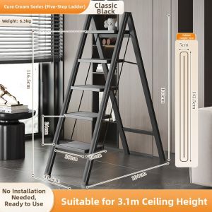 Home Folding Extendable Thick Multi-purpose Stepladder