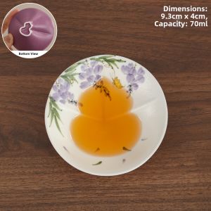 PUQI | Hand-painted Wisteria Gourd Teacup Gift Box