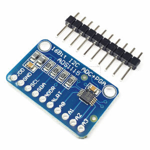 ADS1115 Module ADC Development Board Analog-to-digital Conver Module 16 Bit I2C 4 Channel with Pro Gain Amplifier MCU-ADS1115
