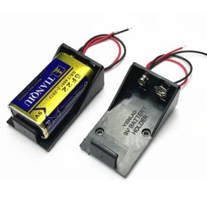 1PC 9V Battery Holder With Dc5.5 * 2.1mm Plug With Lead Cover And On/Off Switch Cable And Dc Head 9V Diy Battery Box
