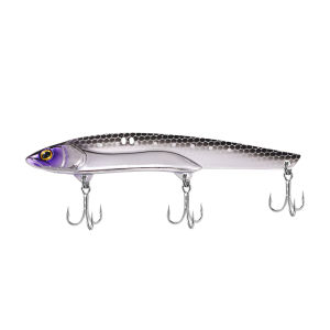 JIGGING PRO Metal VIB Fishing Lure 107mm 36g Long Cast Three Hooks Spinner Spoon Sea Fishing Hard Baits For Bass Metal Jigging